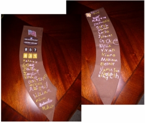 Girl Scouts gift to speaker Sheri Fink